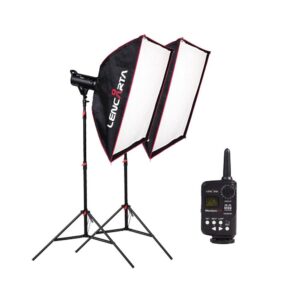 Lencarta Smartflash 4 paketti – 2x Smartflash 4 + 1x 100cm varjo + 1x 85x85cm softbox Lencarta Smartflash 4 paketti – 2x Smartflash 4 + 1x 100cm varjo + 1x 85x85cm softbox