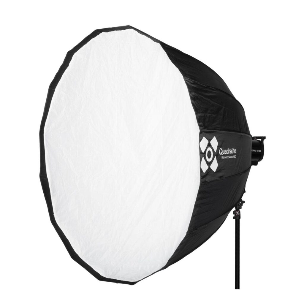 Quadralite Deep Hexadecagon 150cm Softbox – Bowens Quadralite Deep Hexadecagon 150cm Softbox – Bowens