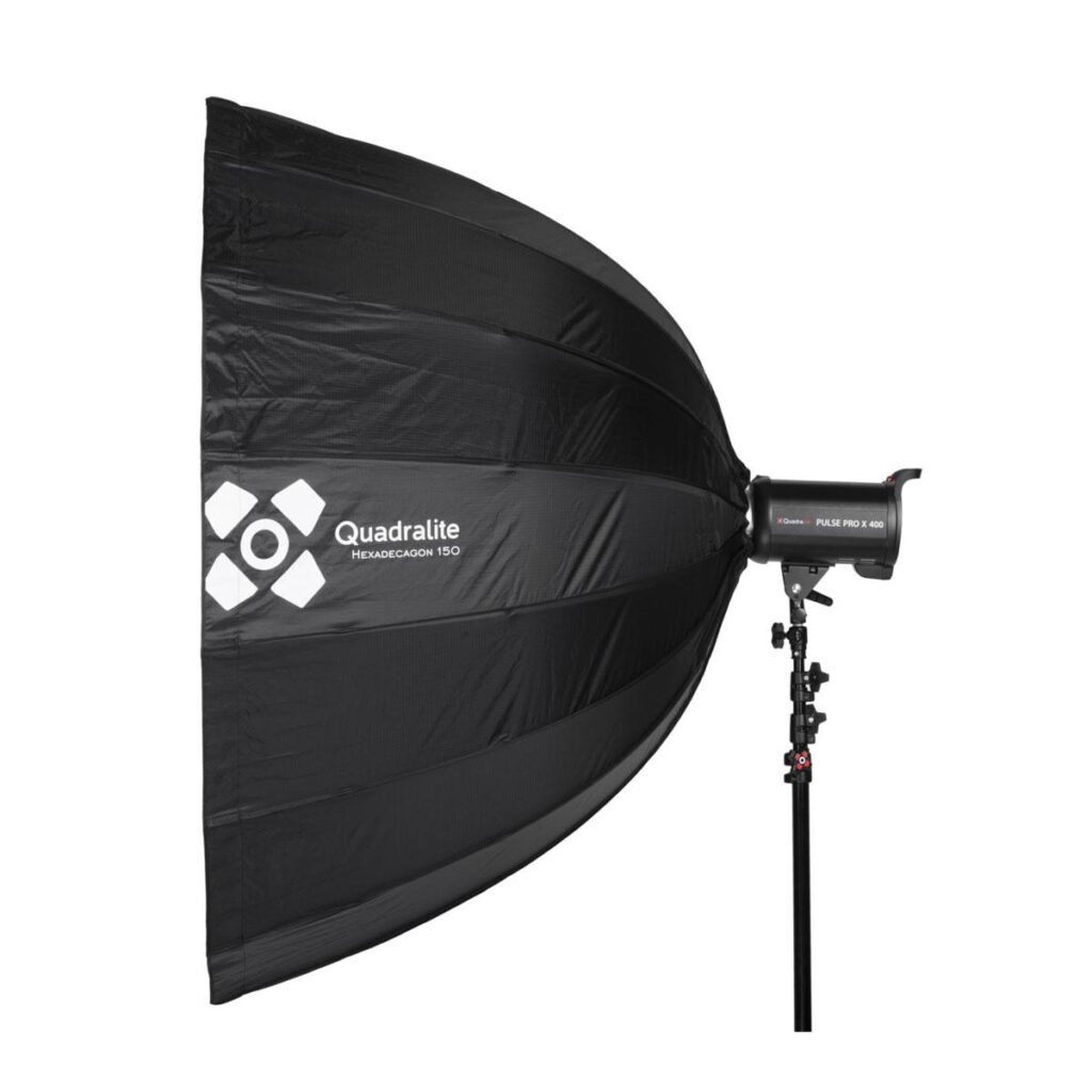 Quadralite Deep Hexadecagon 150cm Softbox – Bowens Quadralite Deep Hexadecagon 150cm Softbox – Bowens