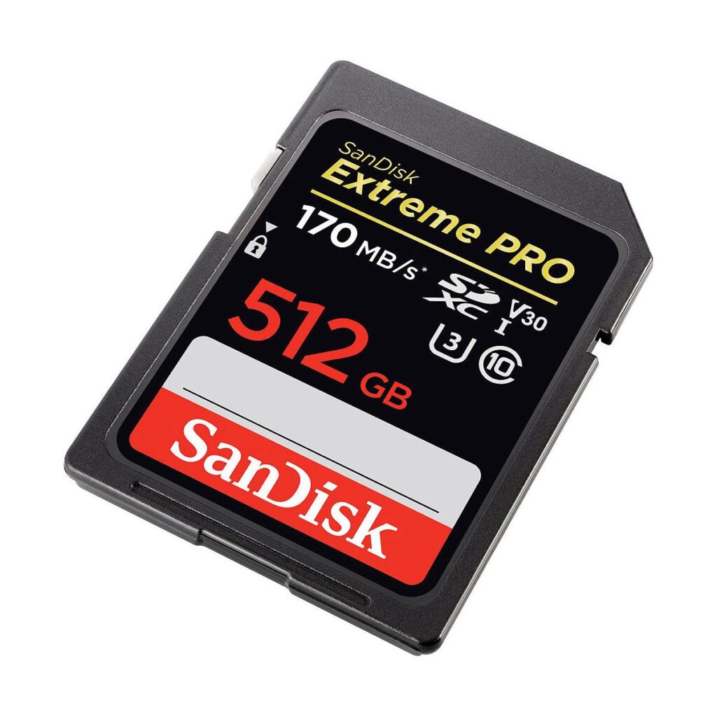 Sandisk 512GB Extreme Pro 170MB/s SDXC Sandisk 512GB Extreme Pro 170MB/s SDXC