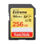 SanDisk Extreme 256GB 150MB/s UHS-I SDHC / SDXC Muistikortti
