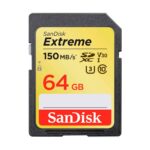 SanDisk Extreme 64GB 150MB/s UHS-I SDHC / SDXC Muistikortti
