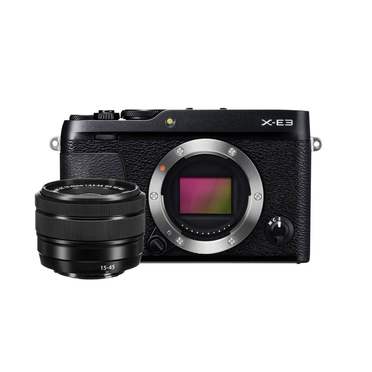 Fujifilm X-E3 Musta + Fujinon 15-45mm OIS PZ