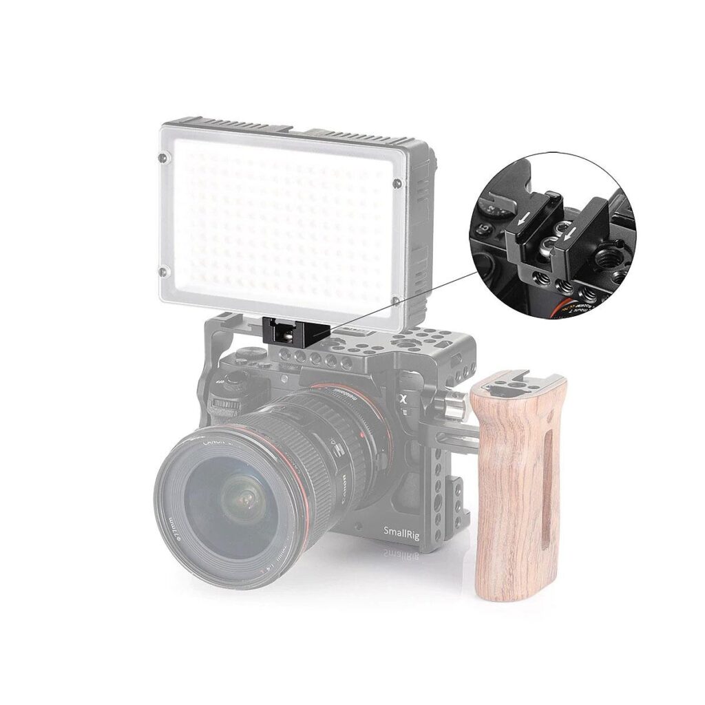 SmallRig Cold Shoe Mount Adapter with Anti-off Button 2260