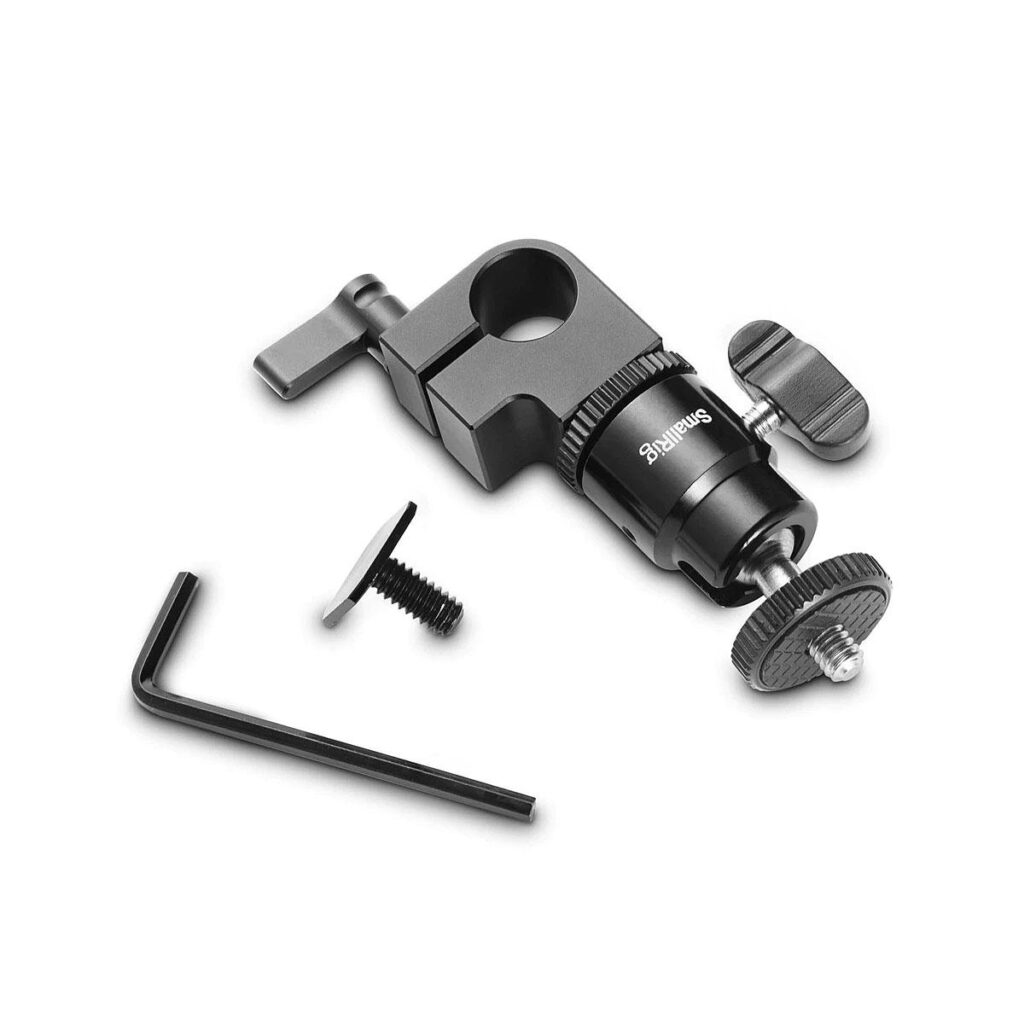 SmallRig Cold Shoe to 15mm Rod Clamp Adapter 805