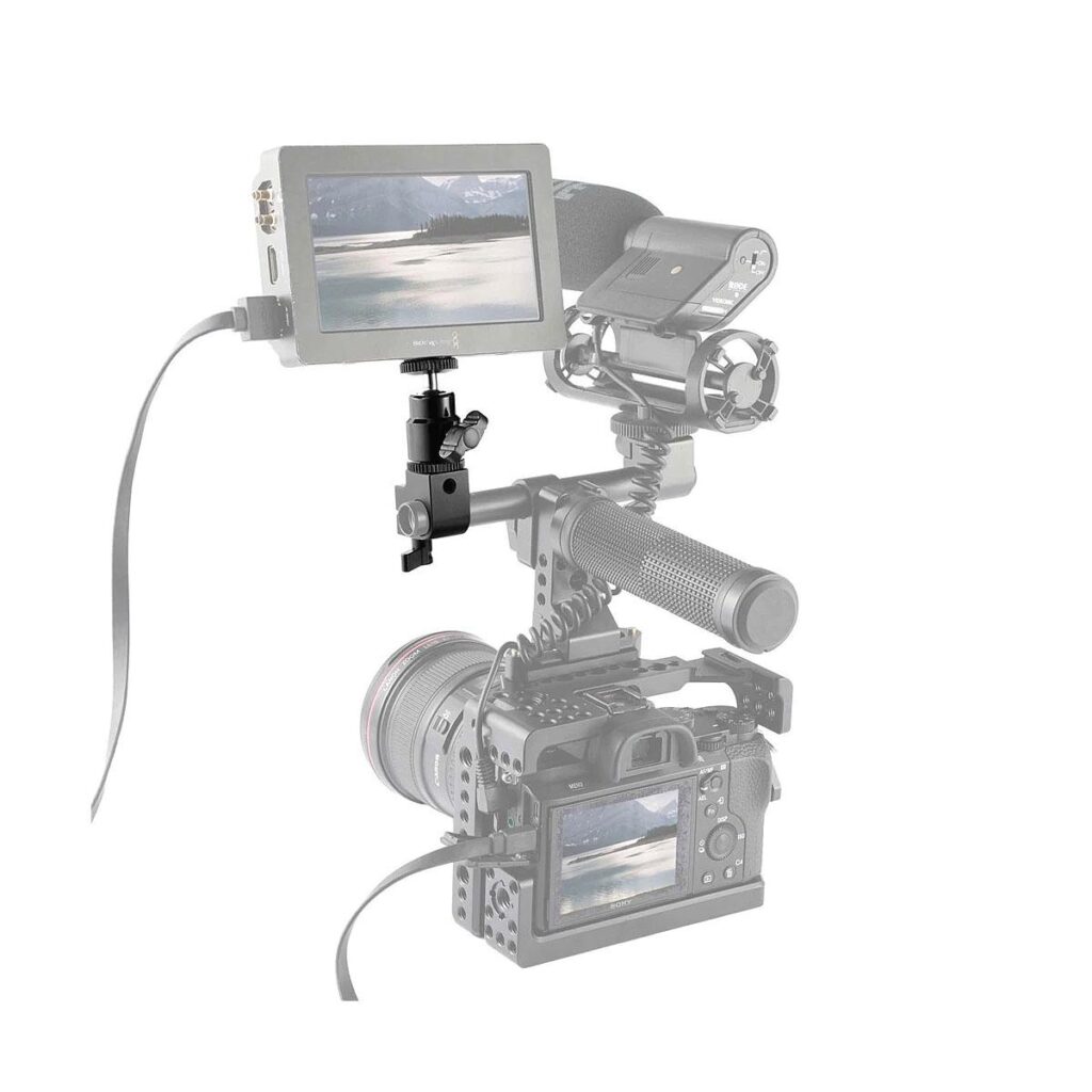 SmallRig Cold Shoe to 15mm Rod Clamp Adapter 805