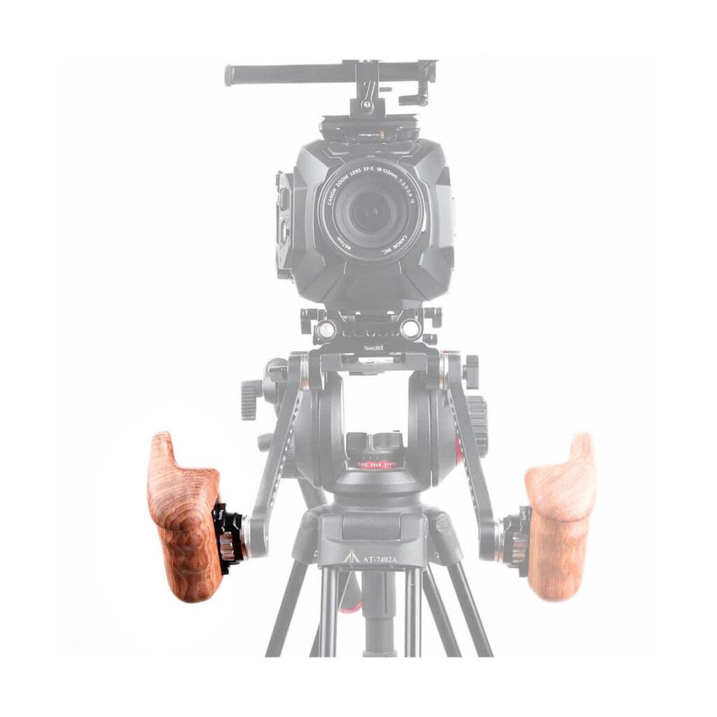 SmallRig Right Side Wooden Grip with Arri Rosette 1941 SmallRig Right Side Wooden Grip with Arri Rosette 1941