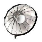 Lencarta Folding Beauty Dish 60cm Hopeinen - Bowens