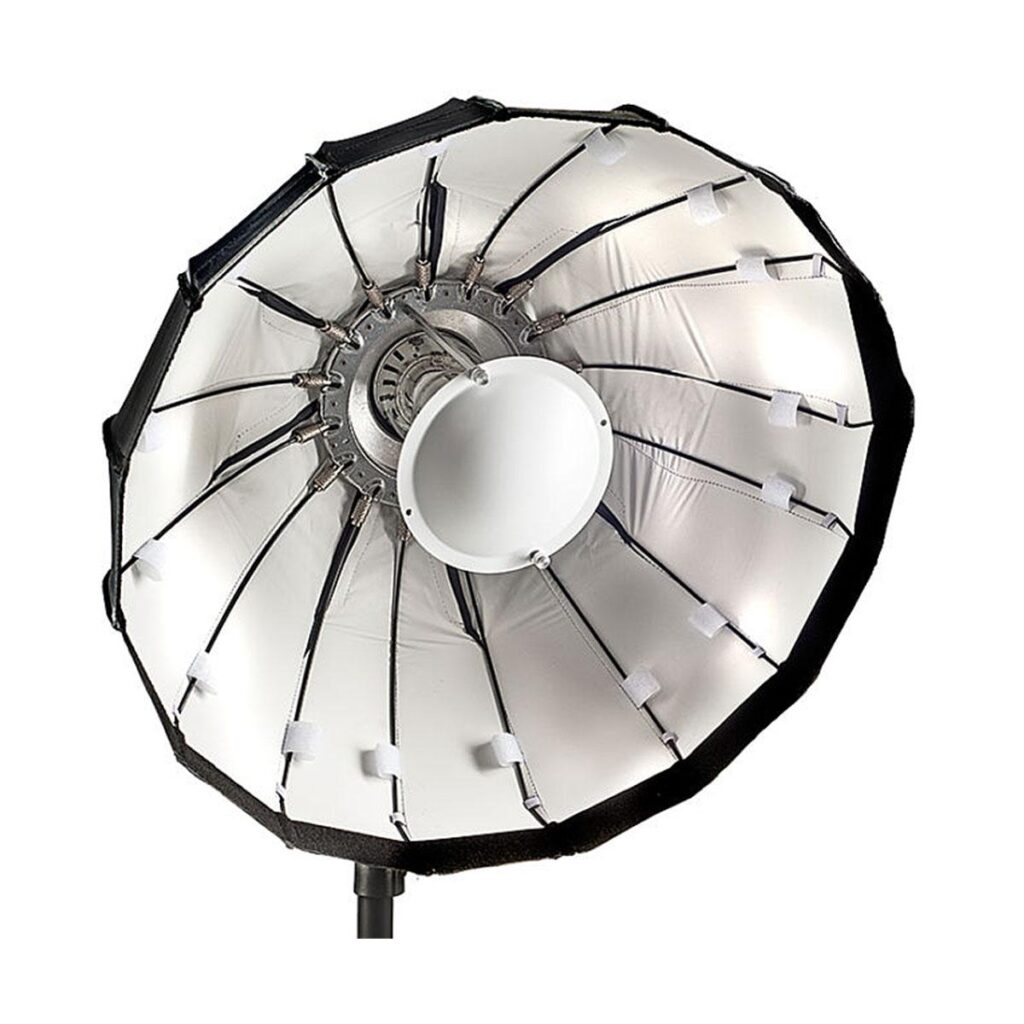 Lencarta Folding Beauty Dish 60cm Hopeinen – Elinchrom Lencarta Folding Beauty Dish 60cm Hopeinen – Elinchrom