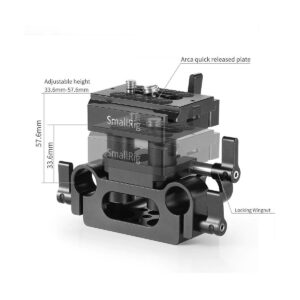 SmallRig Universal 15mm Rail Support System Baseplate 2272 SmallRig Universal 15mm Rail Support System Baseplate 2272