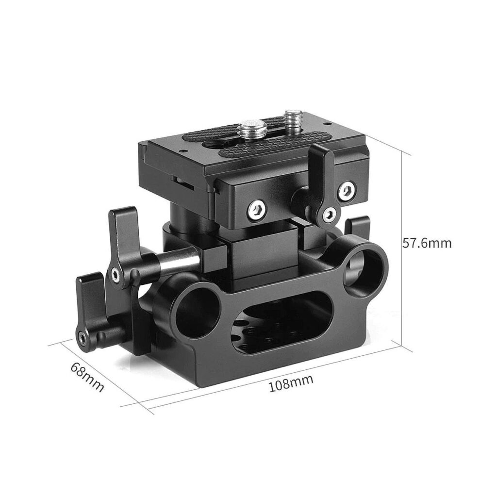 SmallRig Universal 15mm Rail Support System Baseplate 2272 SmallRig Universal 15mm Rail Support System Baseplate 2272