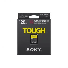 SONY Pro Tough SD 128GB 18x stronger UHS-II R300 W299 V90