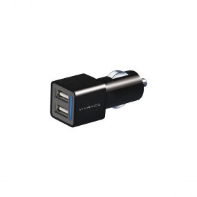Vivanco Autolaturi 2-Ulostulo 2.1 A USB