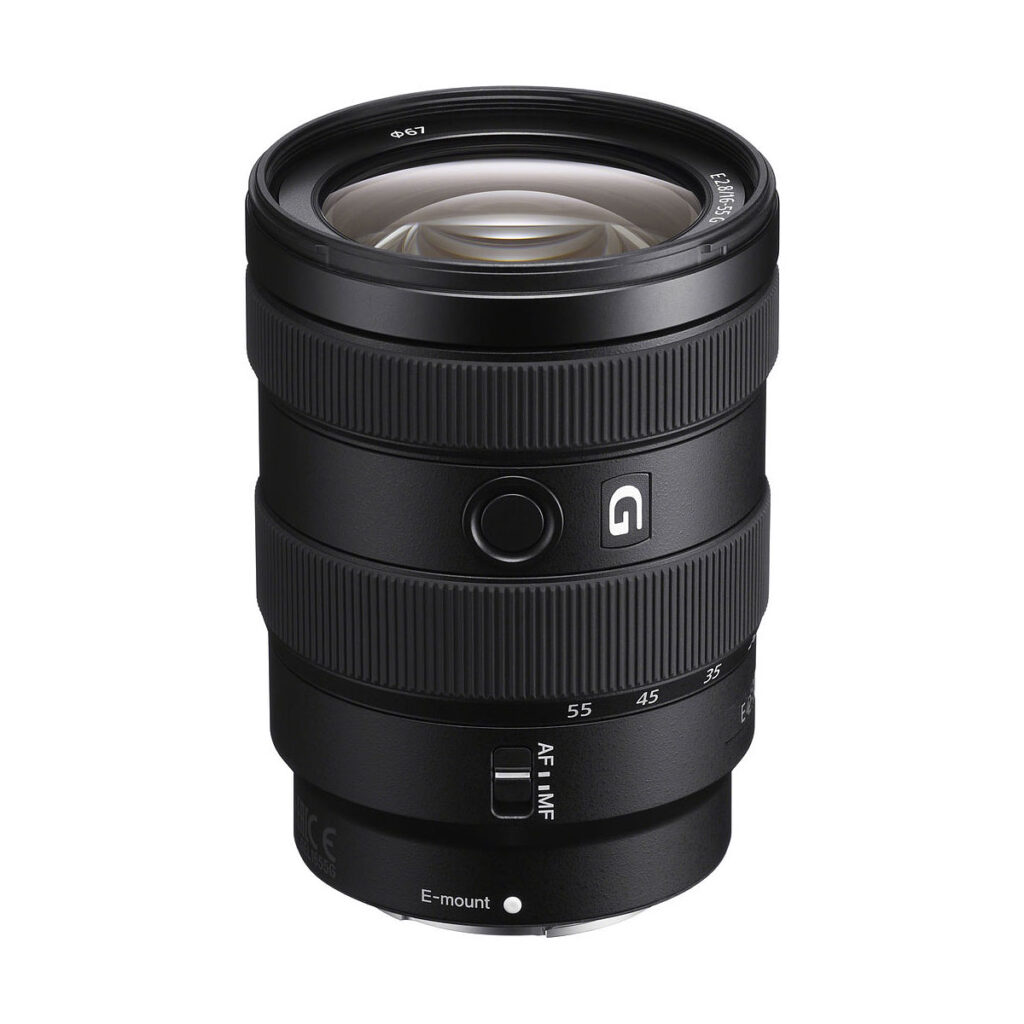 Sony E 16-55mm f/2.8 G objektiivi Sony E 16-55mm f/2.8 G objektiivi
