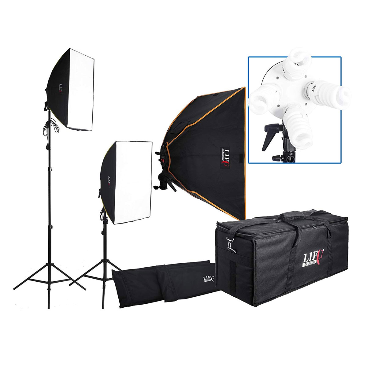 Life Of Photo 1200w jatkuvan valon setti