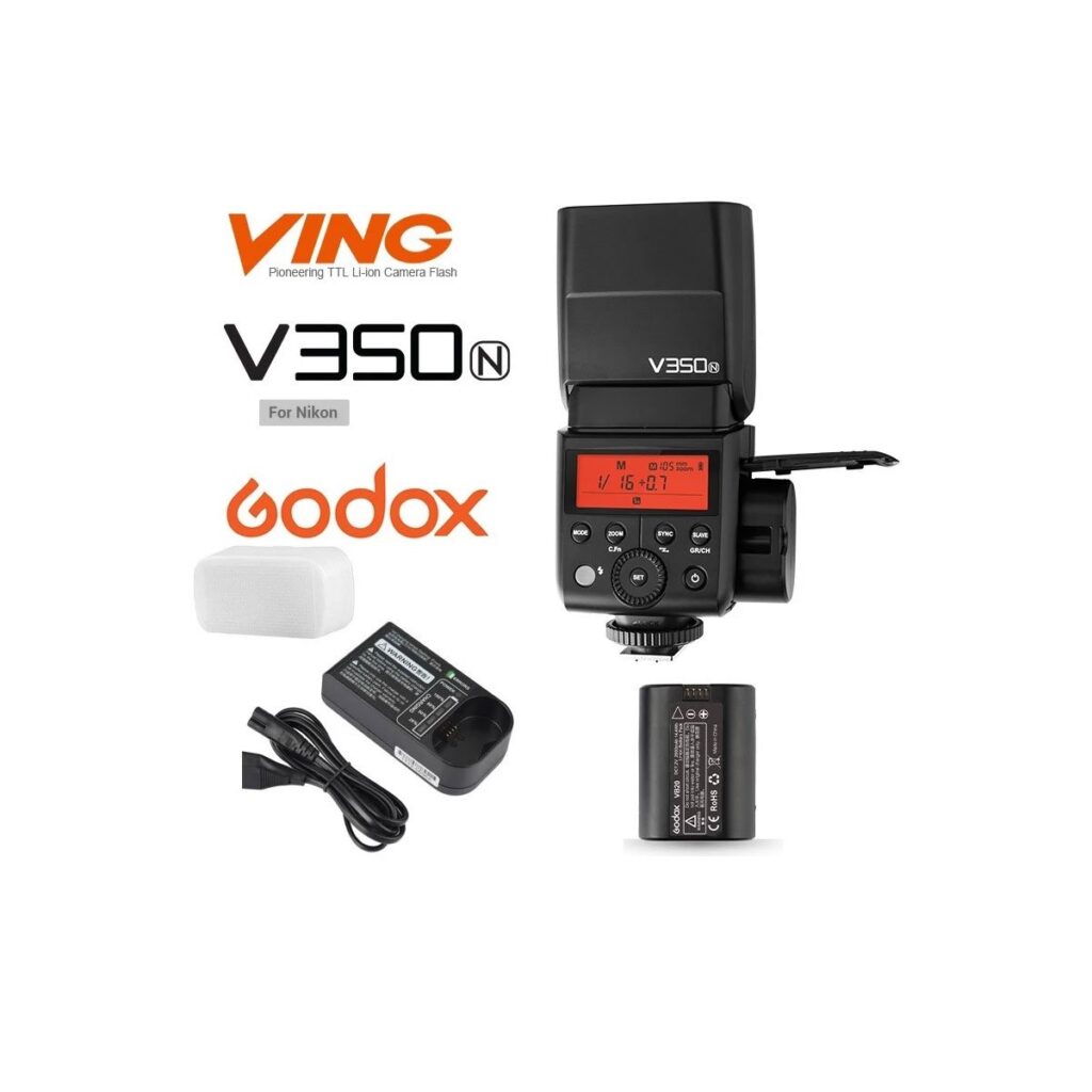 Godox V350N Salama Nikon kameroille Godox V350N Salama Nikon kameroille