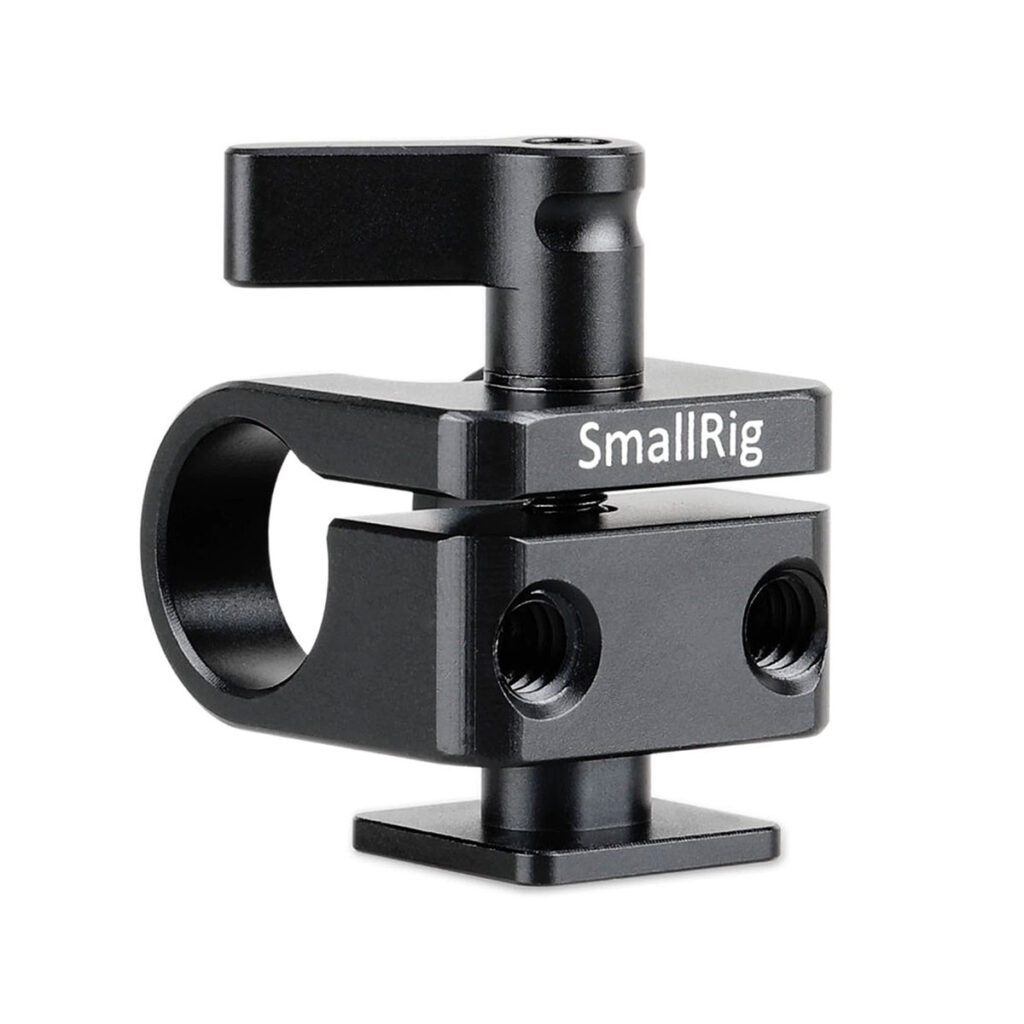 SmallRig 15mm Rod Clamp with Cold Shoe 1597 SmallRig 15mm Rod Clamp with Cold Shoe 1597