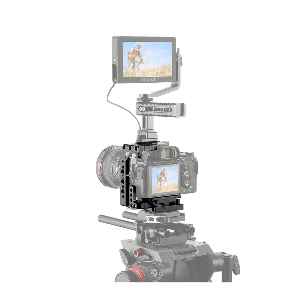 SmallRig QR Half Cage for Sony A7R III/A7 III/A7 II/A7R II/A7S II 2098 SmallRig QR Half Cage for Sony A7R III/A7 III/A7 II/A7R II/A7S II 2098