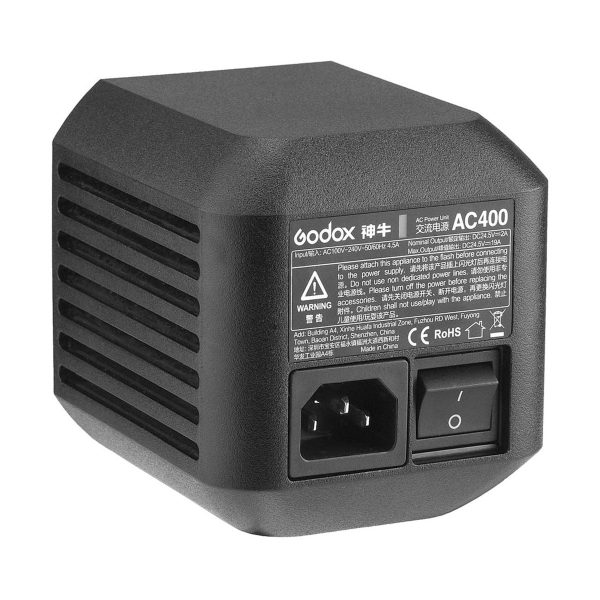 Godox AC400 verkkovirta-adapteri Godox Wistro AD400