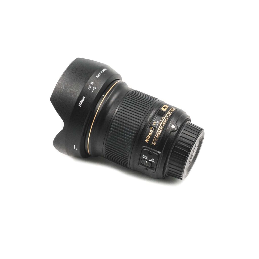 Nikon AF-S Nikkor 24mm f/1.8 G – Käytetty Nikon AF-S Nikkor 24mm f/1.8 G – Käytetty