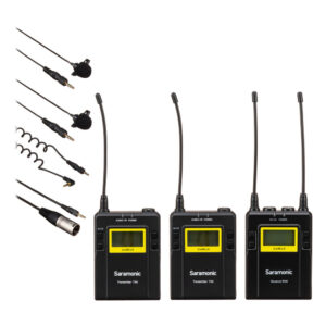 Saramonic UwMic9 RX9+TX9+TX9 + SR-C8 Kuljetuslaukku Saramonic UwMic9 RX9+TX9+TX9 + SR-C8 Kuljetuslaukku