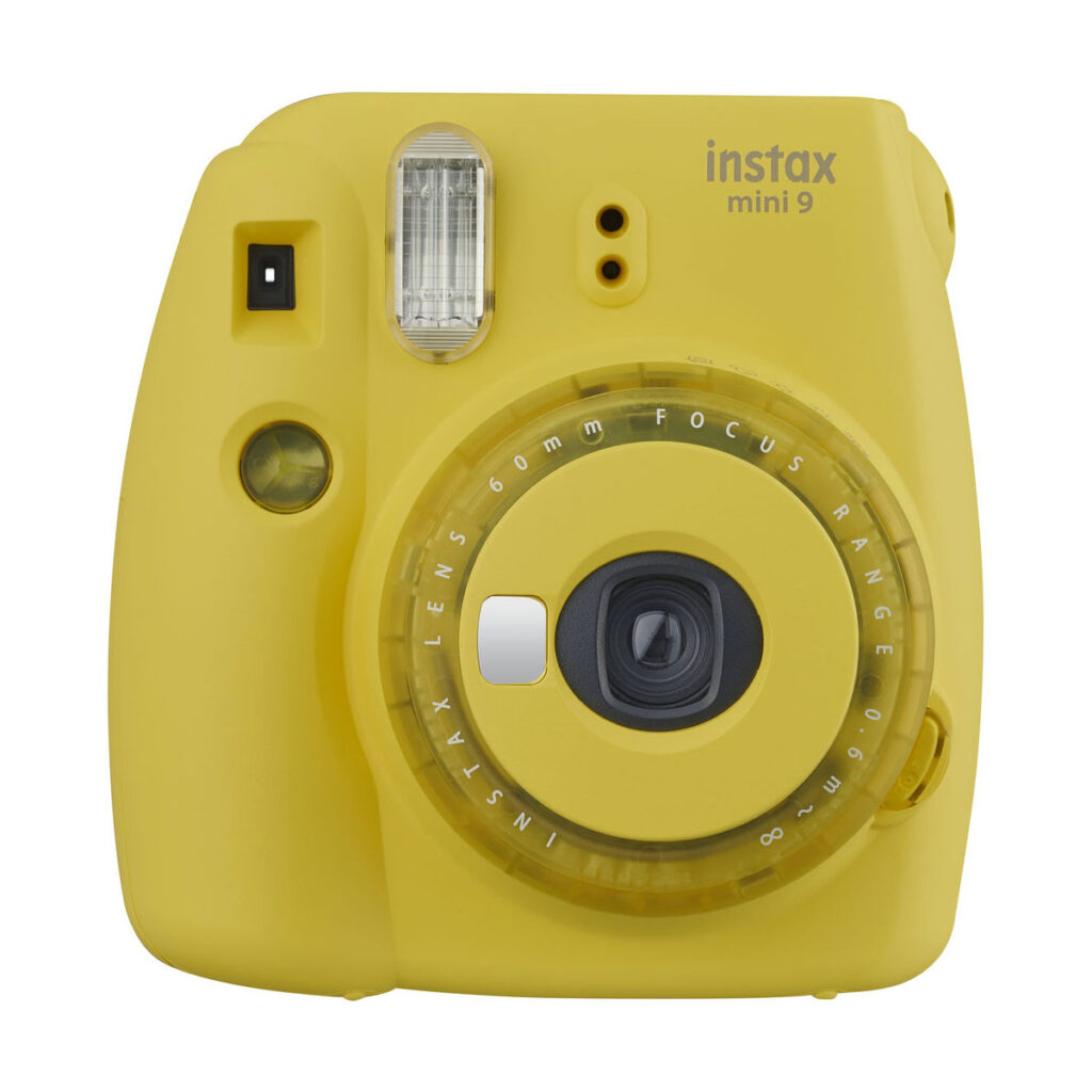 fujifilm instax mini9 clear yellow 1 fujifilm instax mini9 clear yellow 1