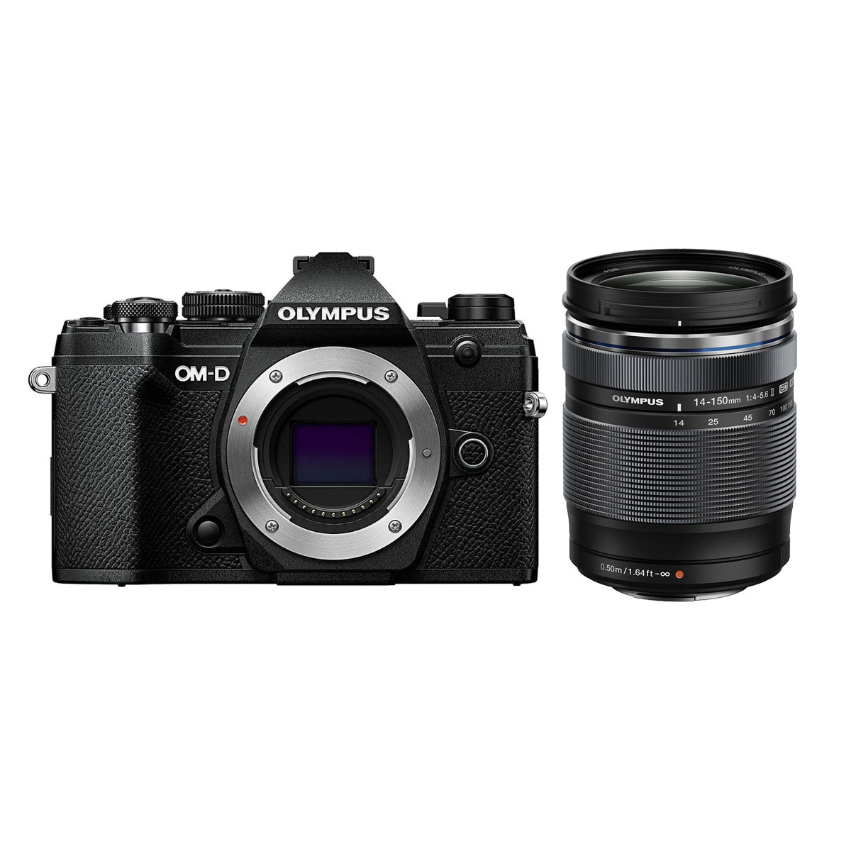 Olympus OM-D E-M5 MK III + Olympus Digital 14‑150mm f/4-5.6 II - Musta