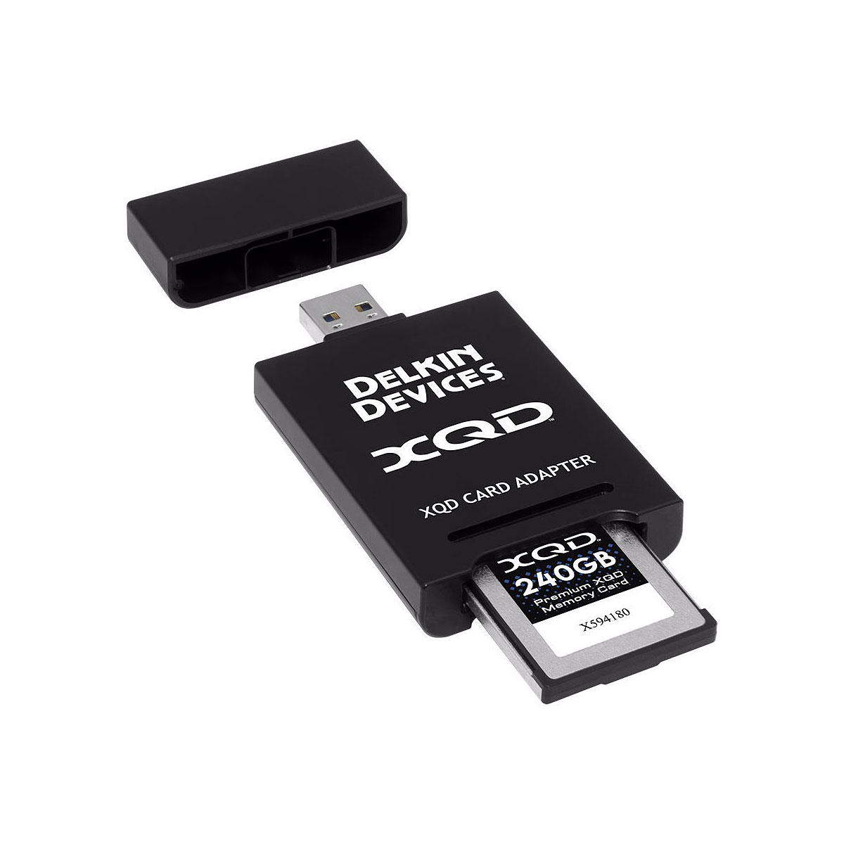 Delkin XQD 10GBPS (USB 3.1) -muistikortinlukija