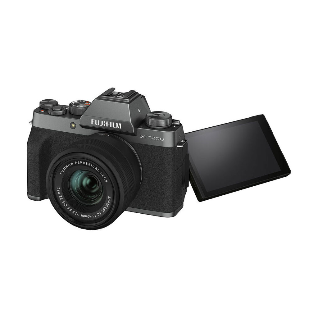 Fujifilm X-T200 Tumman hopea + XC 15-45mm f/3.5-5.6 OIS PZ objektiivi Fujifilm X-T200 Tumman hopea + XC 15-45mm f/3.5-5.6 OIS PZ objektiivi
