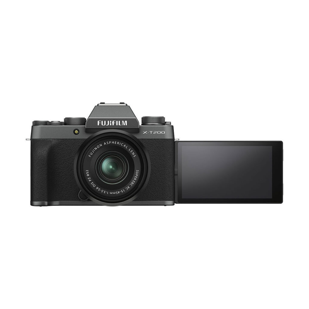 Fujifilm X-T200 Tumman hopea + XC 15-45mm f/3.5-5.6 OIS PZ objektiivi Fujifilm X-T200 Tumman hopea + XC 15-45mm f/3.5-5.6 OIS PZ objektiivi