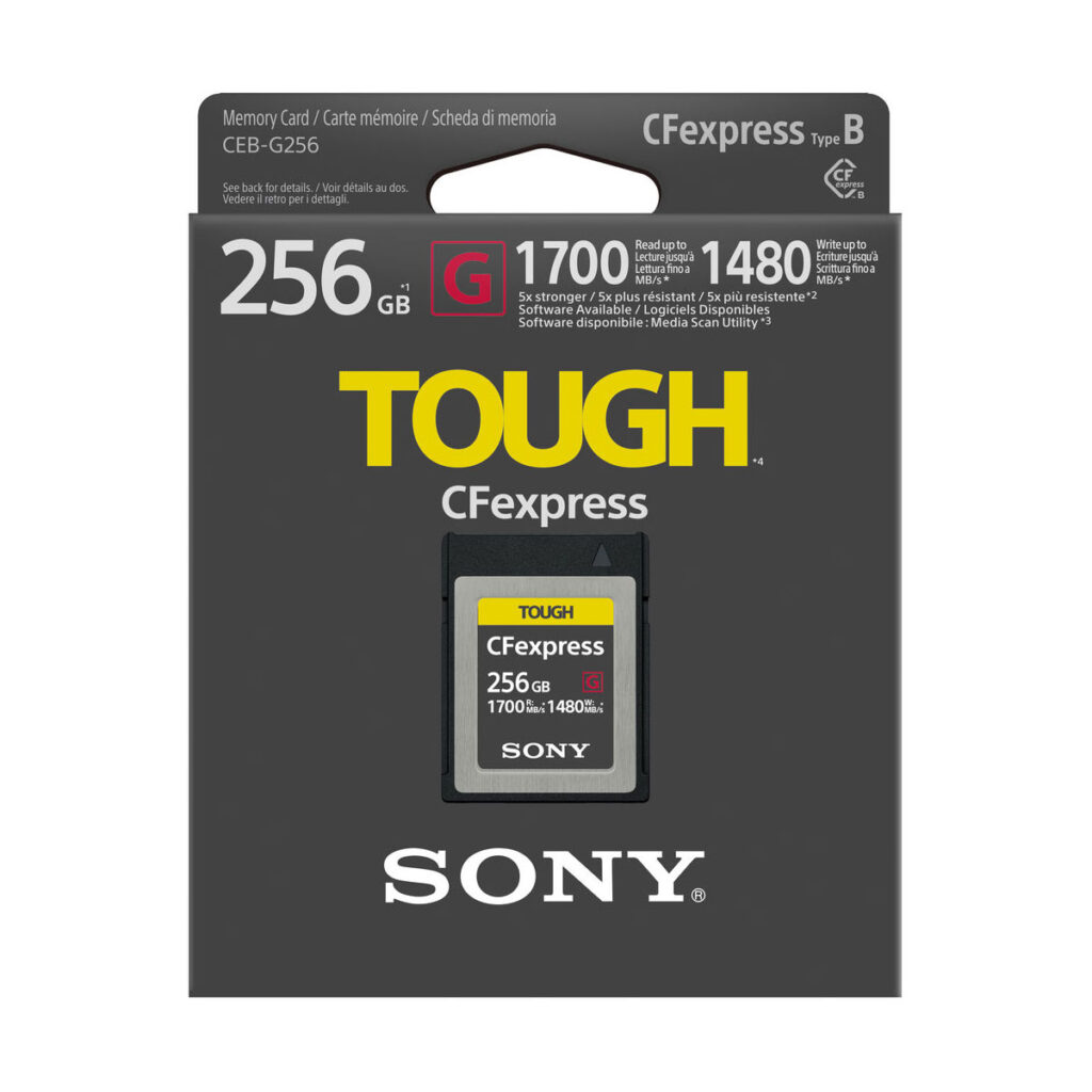Sony 256GB CFexpress Type B TOUGH Sony 256GB CFexpress Type B TOUGH