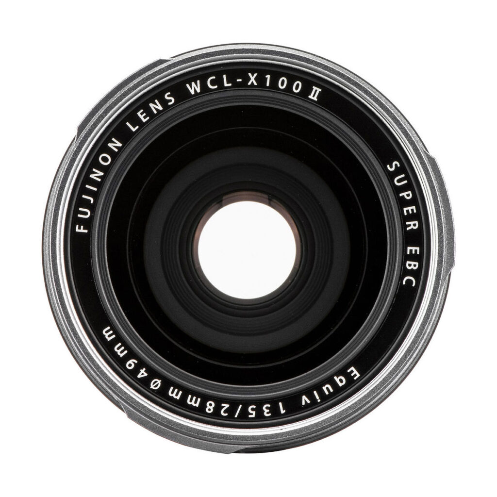 Fujifilm WCL-X100 II Laajakonversio linssi hopea Fujifilm WCL-X100 II Laajakonversio linssi hopea