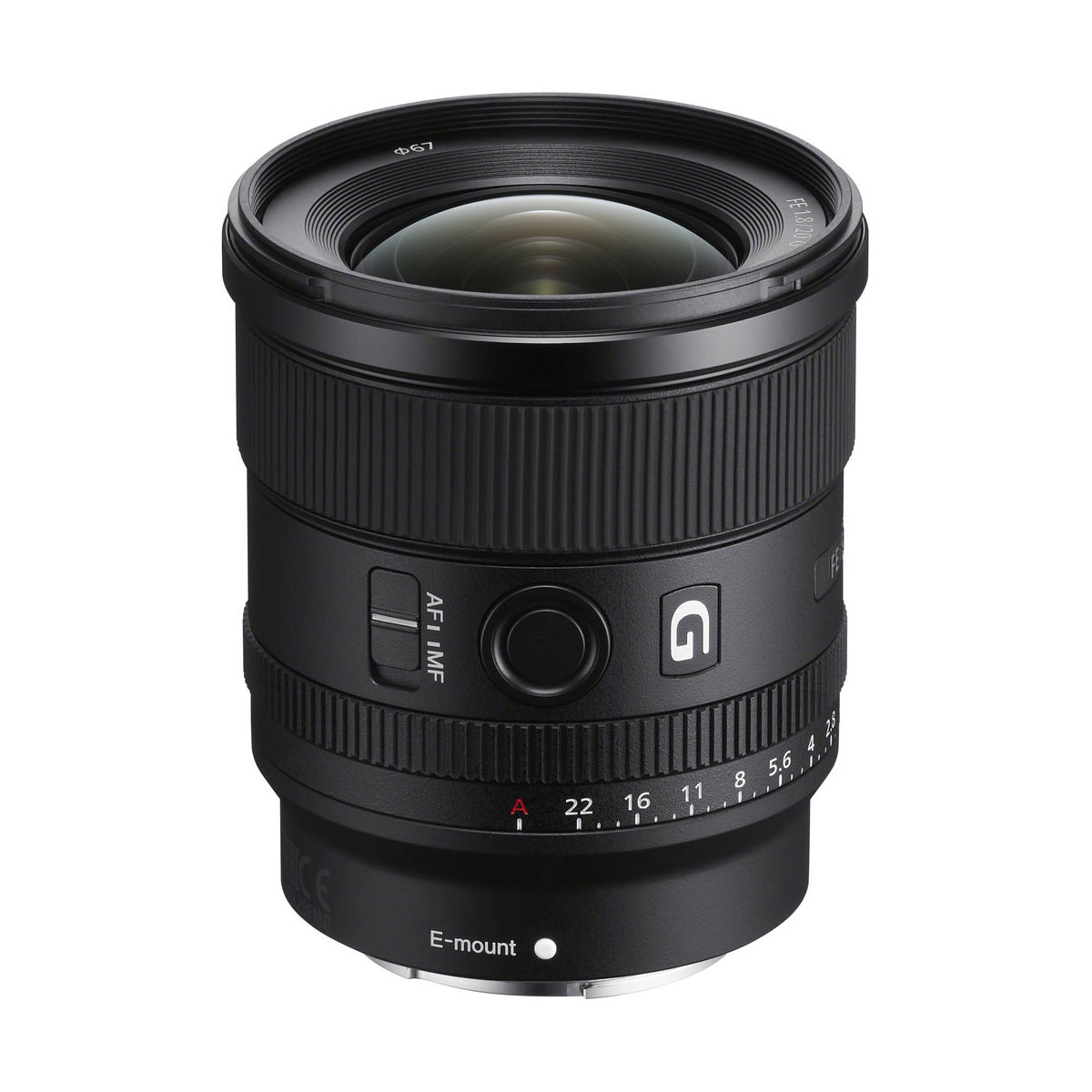 Sony FE 20mm f/1.8 G -objektiivi