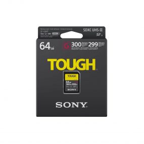 SONY Pro Tough SD 64GB 18x stronger UHS-II R300 W299 V90