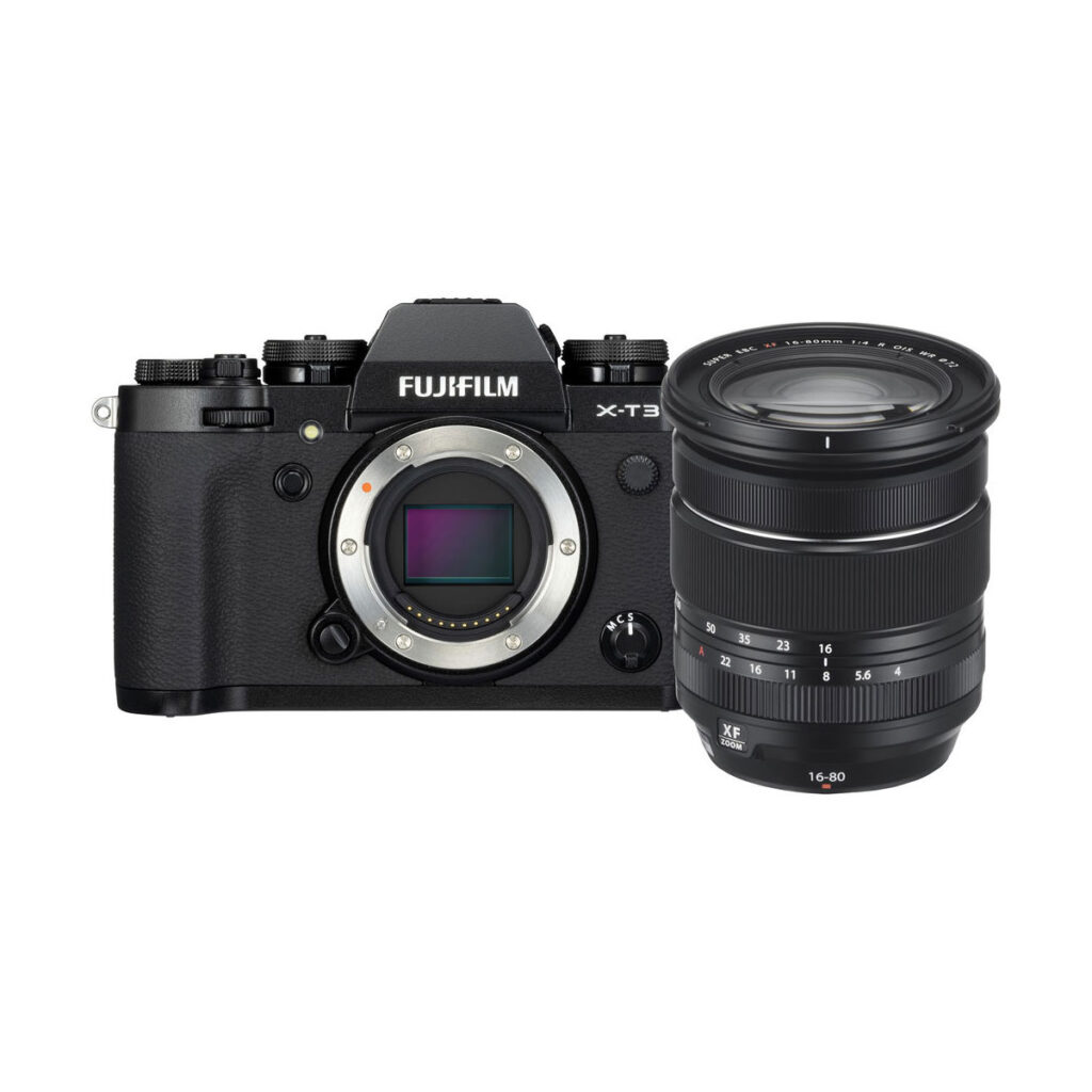 Fujifilm X-T3 + Fujinon 16-80mm f/2.8-4 OIS – Musta Fujifilm X-T3 + Fujinon 16-80mm f/2.8-4 OIS – Musta