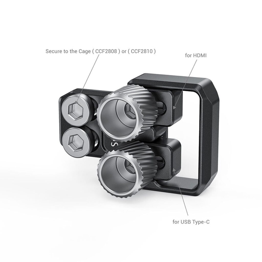 SmallRig HDMI and USB Type-C Cable Clamp for FUJIFILM X-T4 Cages BSC2809 SmallRig HDMI and USB Type-C Cable Clamp for FUJIFILM X-T4 Cages BSC2809