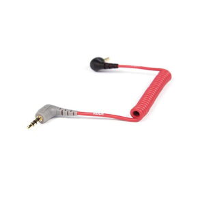 Rode SC7 3.5mm Right-Angle TRS to 3.5mm Right-Angle TRRS Coiled Adapter Cable Mobiililaitteille Rode SC7 3.5mm Right-Angle TRS to 3.5mm Right-Angle TRRS Coiled Adapter Cable Mobiililaitteille