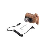 SmallRig Right Side Wooden Hand Grip with Record Start/Stop Remote Trigger for Sony Mirrorless Cameras 2511
