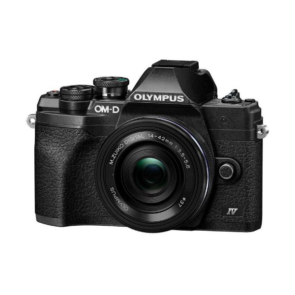 Olympus OM-D E-M10 Mark IV + M.Zuiko Digital ED 14-42mm f/3.5-5.6 EZ – musta