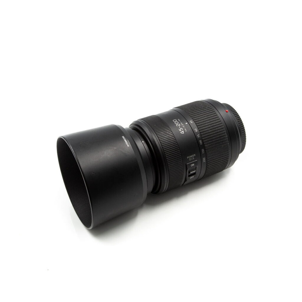 Panasonic Lumix G Vario 45-200mm f/4 – 5.6 II Power OIS – Käytetty Panasonic Lumix G Vario 45-200mm f/4 – 5.6 II Power OIS – Käytetty