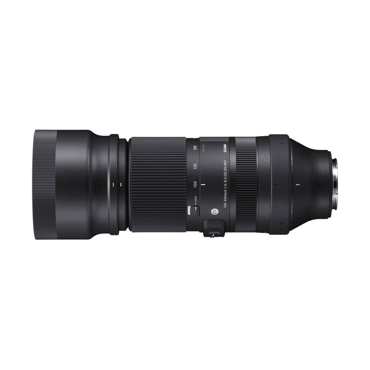 Sigma 100-400mm f/5 - 6.3 C DG DN OS HSM -objektiivi, Sony E