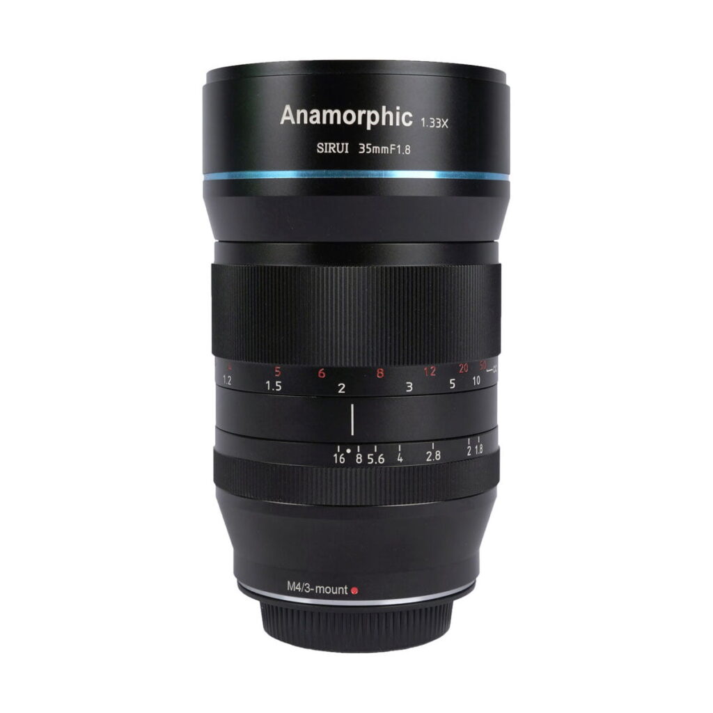 Sirui Anamorphic Lens 1.33x 35mm f/1.8 – MFT Sirui Anamorphic Lens 1.33x 35mm f/1.8 – MFT
