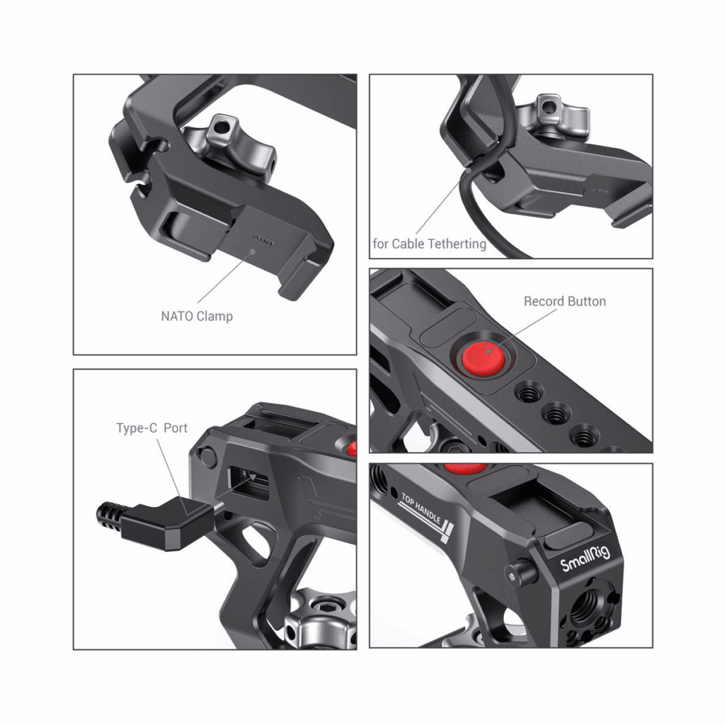 Smallrig HTN2670 Top Handle NATO w Remote Trigger f. Sony Cameras Smallrig HTN2670 Top Handle NATO w Remote Trigger f. Sony Cameras