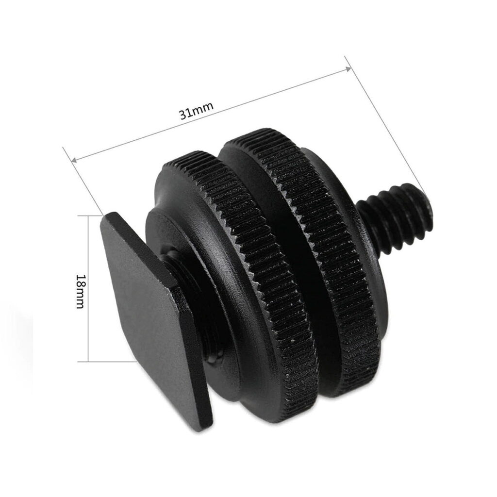 SmallRig Cold Shoe Adapter Pack (2 kpl) 1631 SmallRig Cold Shoe Adapter Pack (2 kpl) 1631