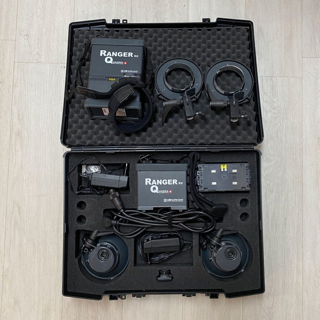 Elinchrom Ranger RX Quadra kahdella geniksellä 800Ws (sis. ALV24%) – Käytetty Elinchrom Ranger RX Quadra kahdella geniksellä 800Ws (sis. ALV24%) – Käytetty