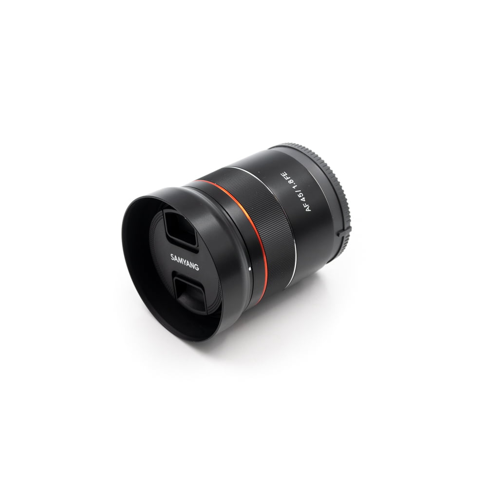 Samyang AF 45mm f/1.8 Sony E (Kunto K5, takuu 6kk, sis. ALV 24%) – Käytetty Samyang AF 45mm f/1.8 Sony E (Kunto K5, takuu 6kk, sis. ALV 24%) – Käytetty