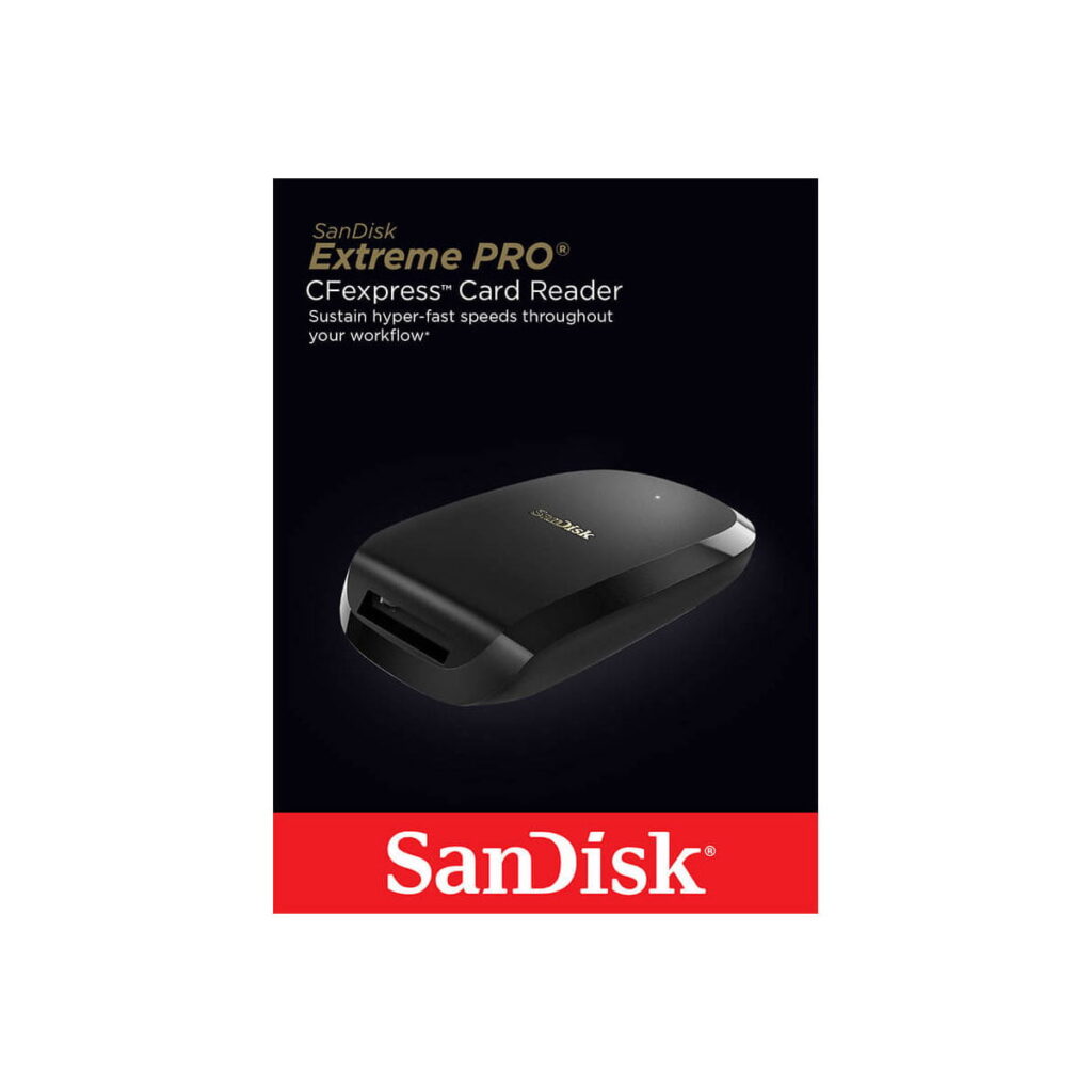 Sandisk Extreme Pro CFexpress Type B kortinlukija USB 3.1 Sandisk Extreme Pro CFexpress Type B kortinlukija USB 3.1