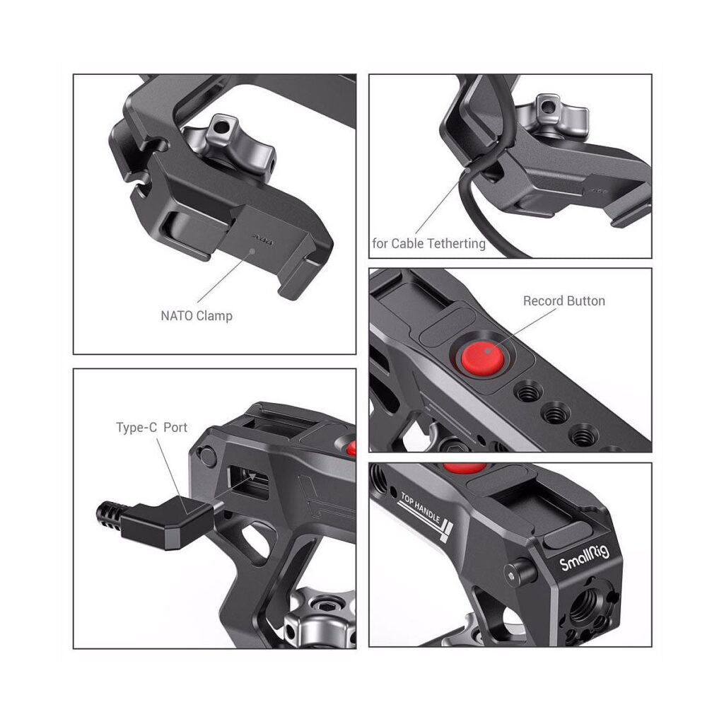 Smallrig 2880 Top Handle NATO w Remote Trigger f. Panasonic cameras Smallrig 2880 Top Handle NATO w Remote Trigger f. Panasonic cameras