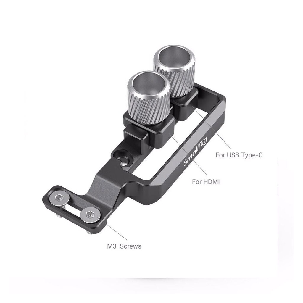 SmallRig HDMI and USB-C Cable Clamp for EOS R5 and R6 Cage 2981 SmallRig HDMI and USB-C Cable Clamp for EOS R5 and R6 Cage 2981