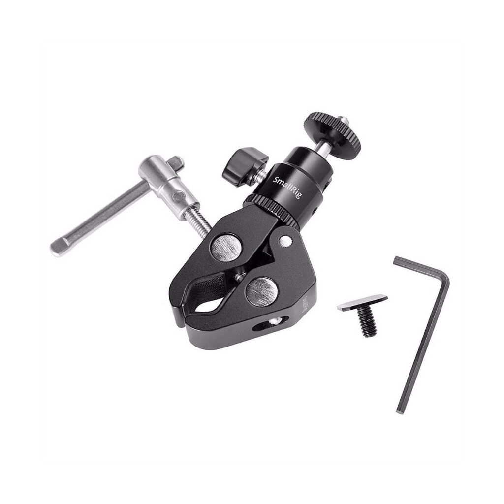 SmallRig Super Clamp Mount with 1/4″ Screw Ball Head Mount 1124